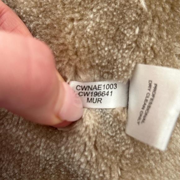 Calvin Klein Suede & Faux Fur Coat - Picture 7 of 14